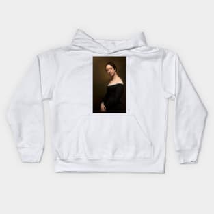 Portrait of Pauline Viardot by Ary Scheffer Kids Hoodie